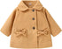 Little Princess Outerwear Bows Jacket Jackets & Coats Little Palace Store Camel 0-6 Months